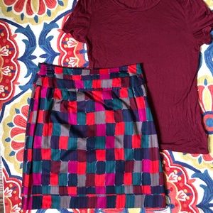 Marc by Marc Jacobs Geometric Printed Skirt